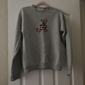 Homemade embroidered Alabama Sweatshirt